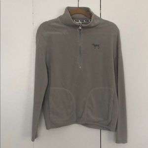 Half-zip Victoria’s Secret (Pink) - Grey Fleece XS